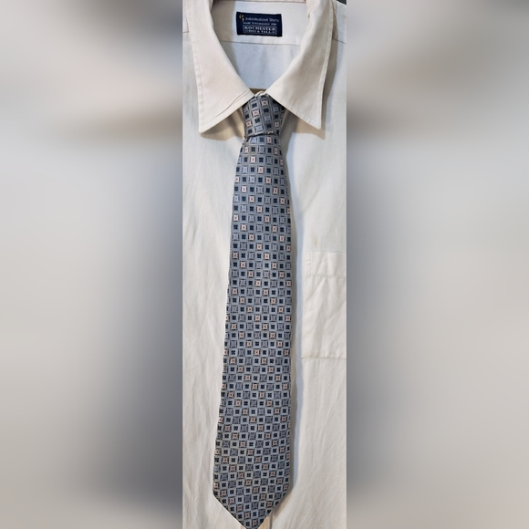 Xtra Long Burma Bimas Powder Blue 100% Silk&Imported Fabric Dry Cleaned - Picture 2 of 6